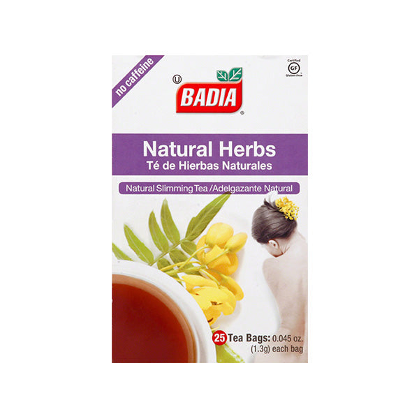 BADIA: Natural Herbs Tea, 25 bg