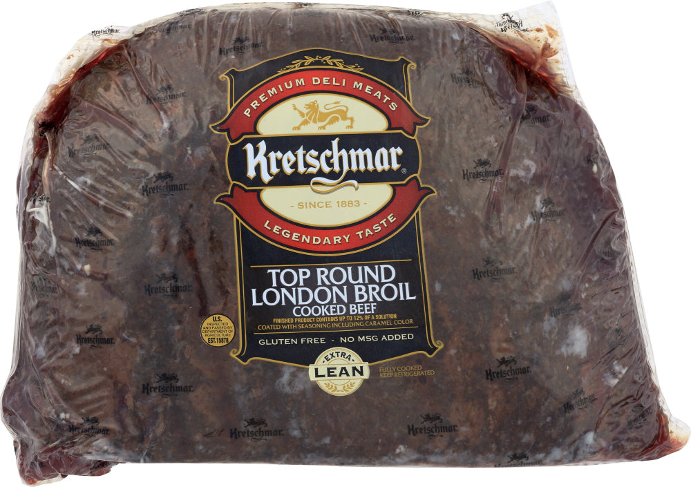 KRETSCHMAR: London Broil Cooked Beef 8.5 Lb