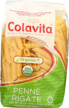 COLAVITA: Pasta Penne Rigate Organic, 16 oz
