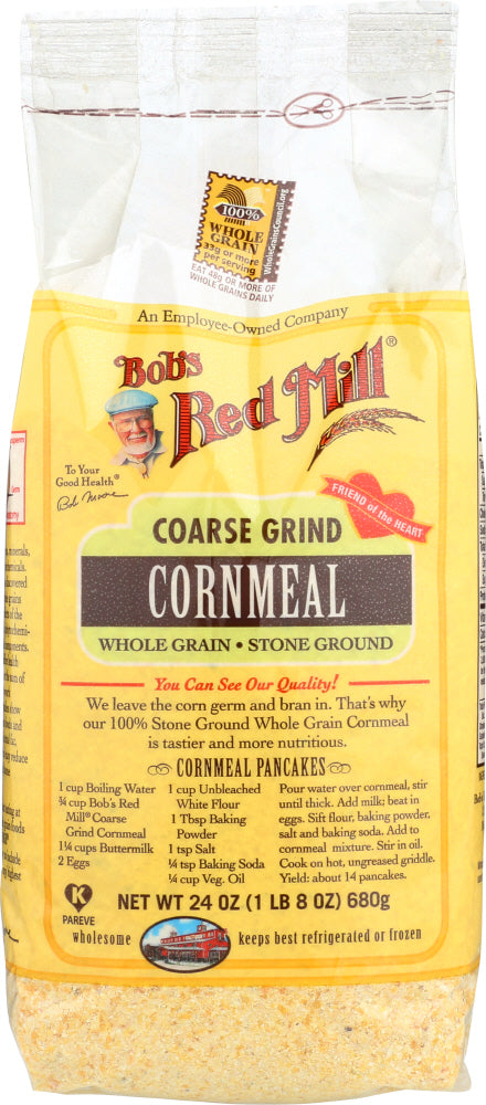 BOBS RED MILL: Coarse Grind Cornmeal, 24 oz