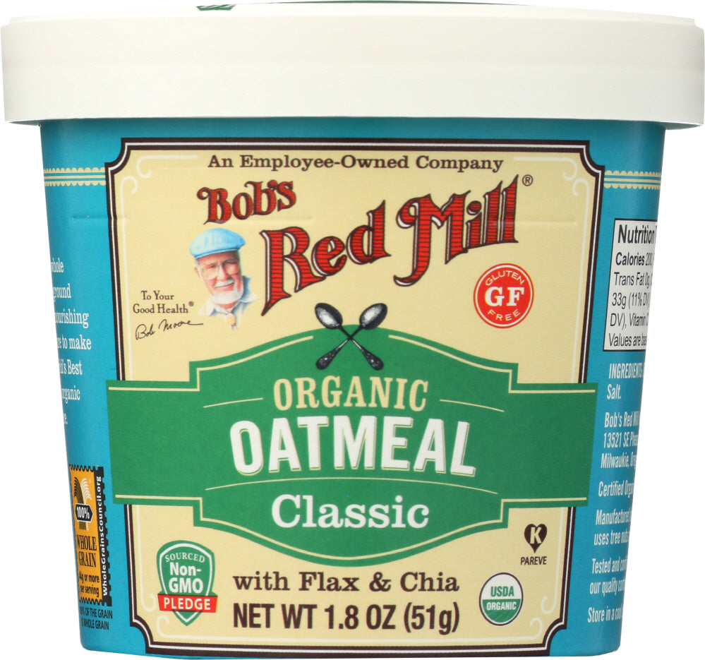BOBS RED MILL: Organic Oatmeal Classic, 1.8 oz