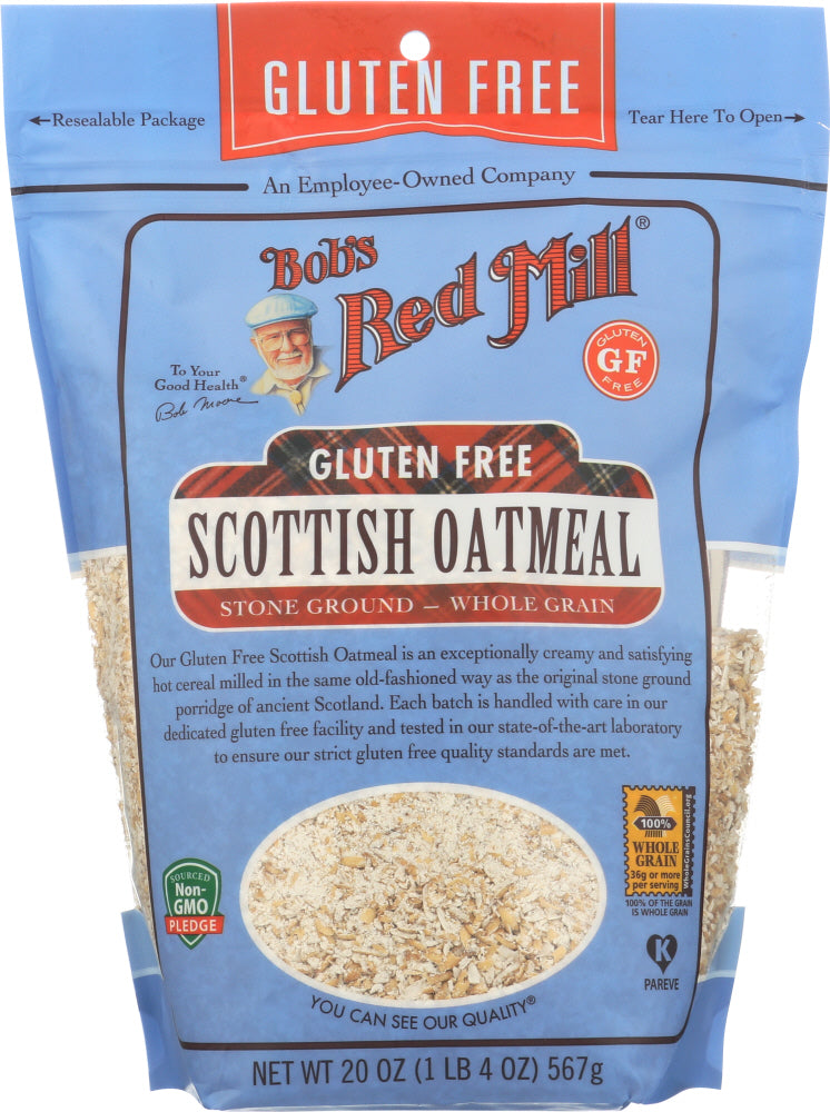 BOBS RED MILL: Gluten Free Scottish Oatmeal, 20 oz