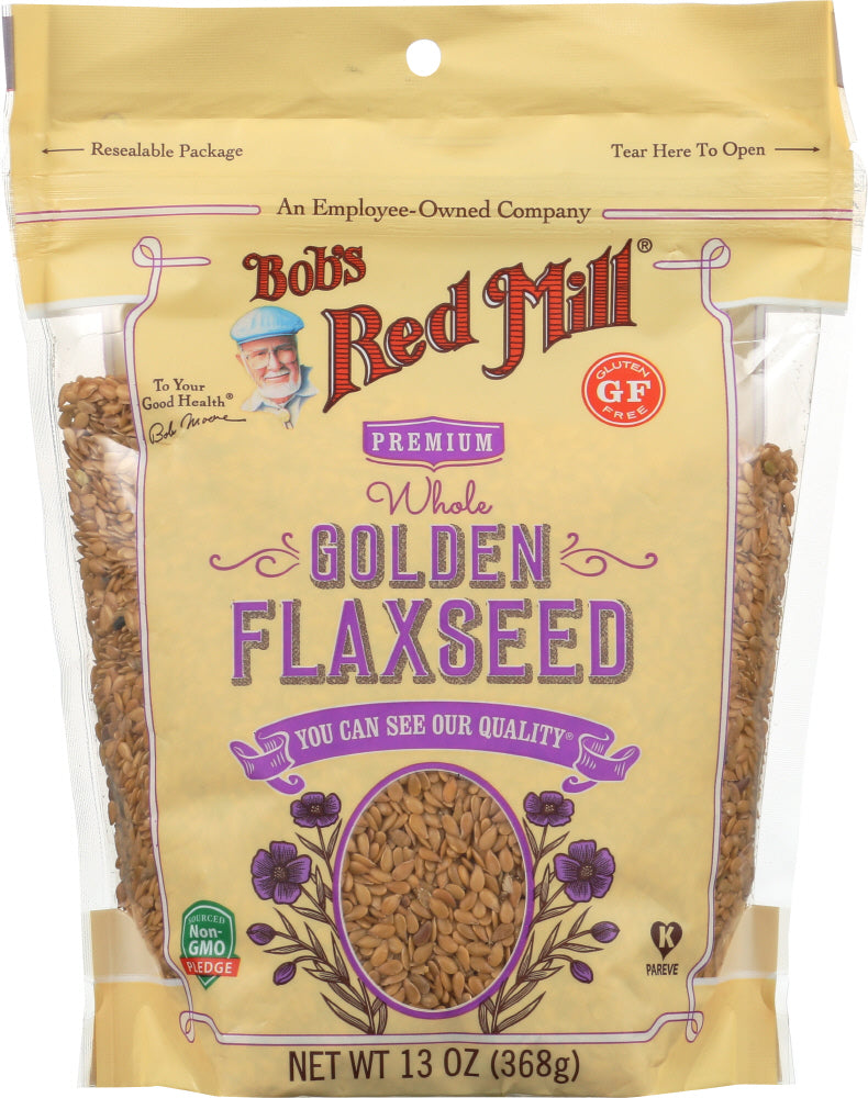 BOBS RED MILL: Whole Golden Flaxseed, 13 oz