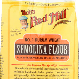 BOB'S RED MILL: Semolina Pasta Flour, 24 oz