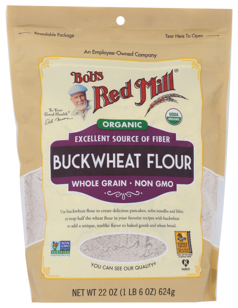 BOB'S RED MILL: Organic Buckwheat Flour, 22 oz