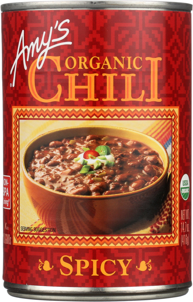 AMY'S: Organic Chili Spicy, 14.7 oz