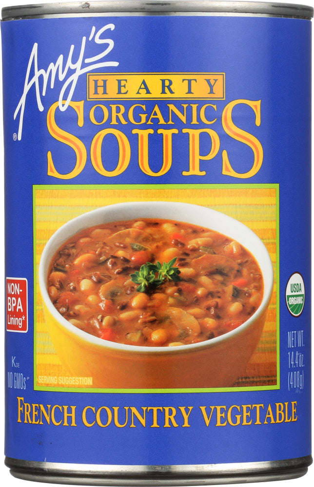 AMYS: Soup Vegetable French Country Gluten Free, 14.4 oz