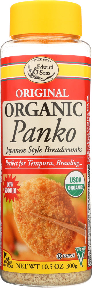EDWARD & SONS: Breadcrumb Panko Japanese Style, 10.5 oz