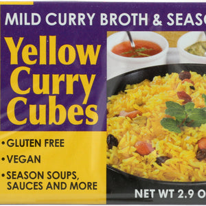 EDWARD & SONS: Yellow Curry Bouillon Cubes, 2.9 oz