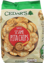 CEDARS: Sesame Pita Chips 6 Oz