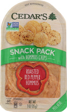 CEDARS: Roasted Red Pepper With Hummus Chips 3 Oz