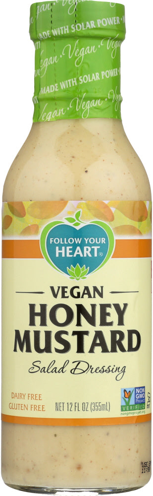 FOLLOW YOUR HEART: Vegan Honey Mustard Salad Dressing, 12 oz