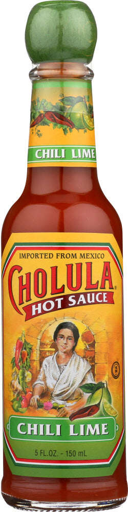 CHOLULA: Chili Lime Hot Sauce, 5 oz