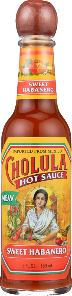 CHOLULA: Sweet Habanero Hot Sauce, 5 oz