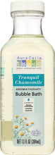 AURA CACIA: Aromatherapy Bubble Bath Tranquil Chamomile, 13 oz