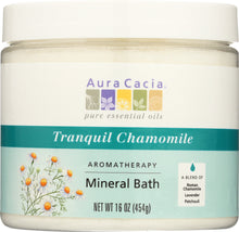 AURA CACIA: Aromatherapy Mineral Bath Tranquil Chamomile, 16 Oz