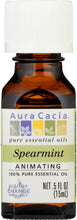 AURA CACIA: 100% Pure Essential Oil Spearmint, 0.5 Oz