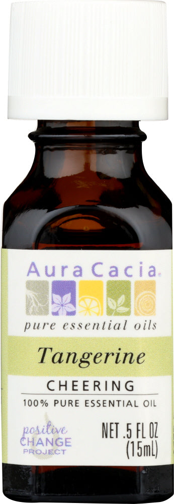 AURA CACIA: Essential Oil Tangerine 0.5 oz