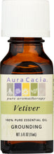 AURA CACIA: 100% Pure Essential Oil Vetiver, 0.5 Oz