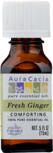 AURA CACIA: Oil Essential Fresh Ginger 0.5 oz
