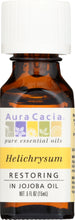 AURA CACIA: Pure Essential Oil Restoring Helichrysum in Jojoba Oil, 0.5 oz