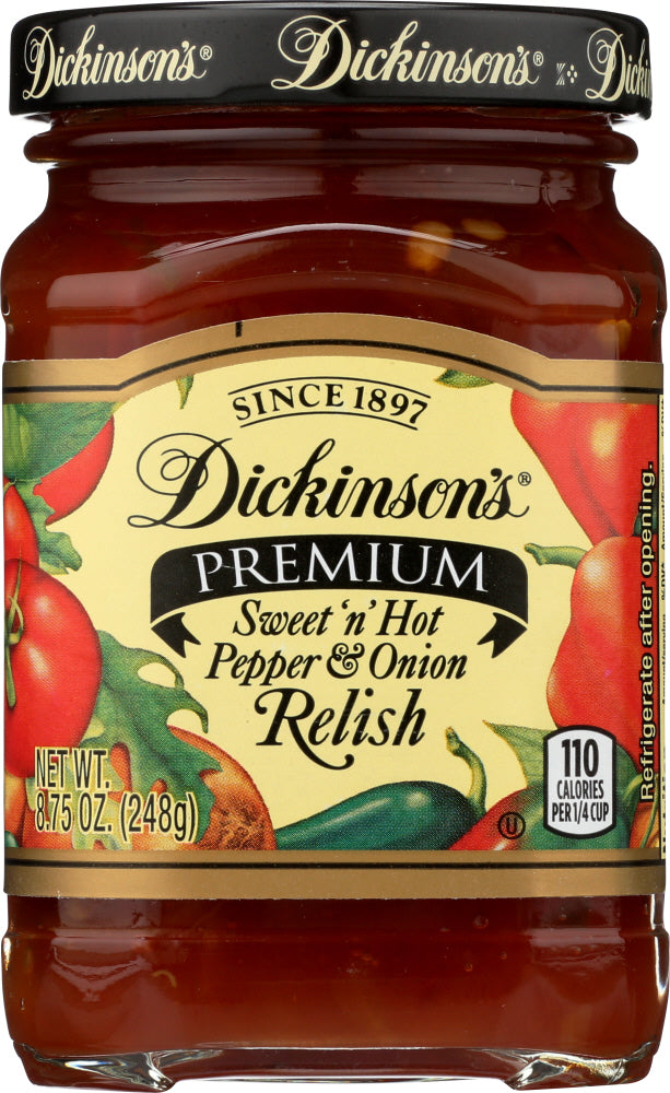DICKINSON: Pepper & Onion Relish, 8.75 oz