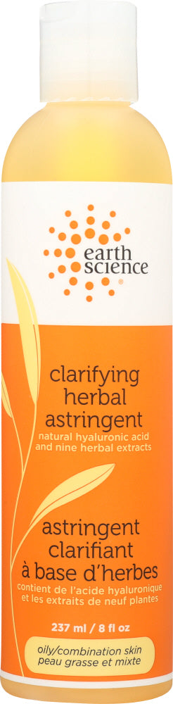 EARTH SCIENCE: Face Clarifying Herbal Astringent, 8 oz
