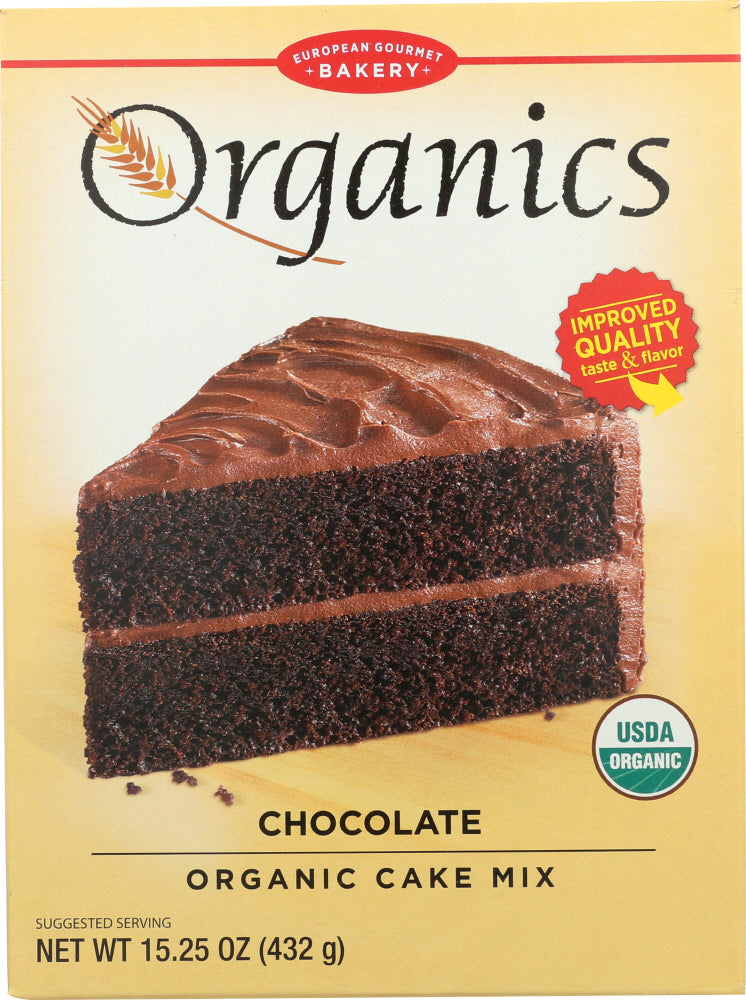 EUROPEAN GOURMET BAKERY: Chocolate Organic Cake Mix, 15.25 oz