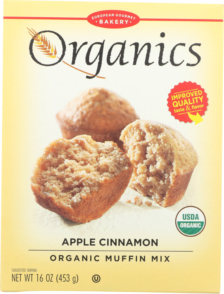 EUROPEAN GOURMET BAKERY: Apple Cinnamon Organic Muffin Mix, 16 oz