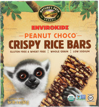 ENVIROKIDZ ORGANIC: Crispy Rice Bar Peanut Choco Drizzle 6 Bars, 6 oz
