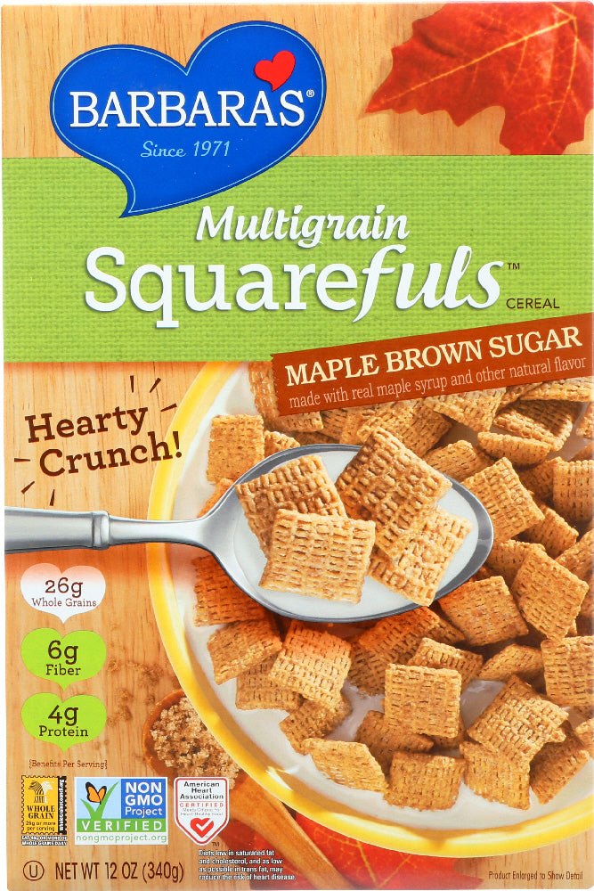 BARBARAS: Cereal Maple Brown Sugar, 12 oz