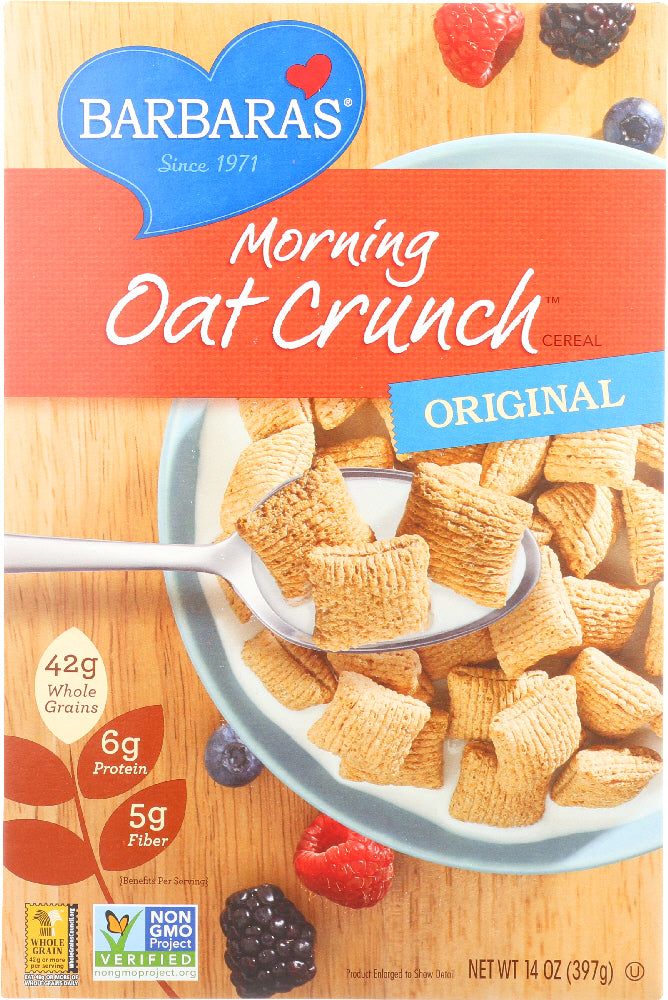 BARBARA'S BAKERY: Morning Oat Crunch Cereal Original, 14 oz