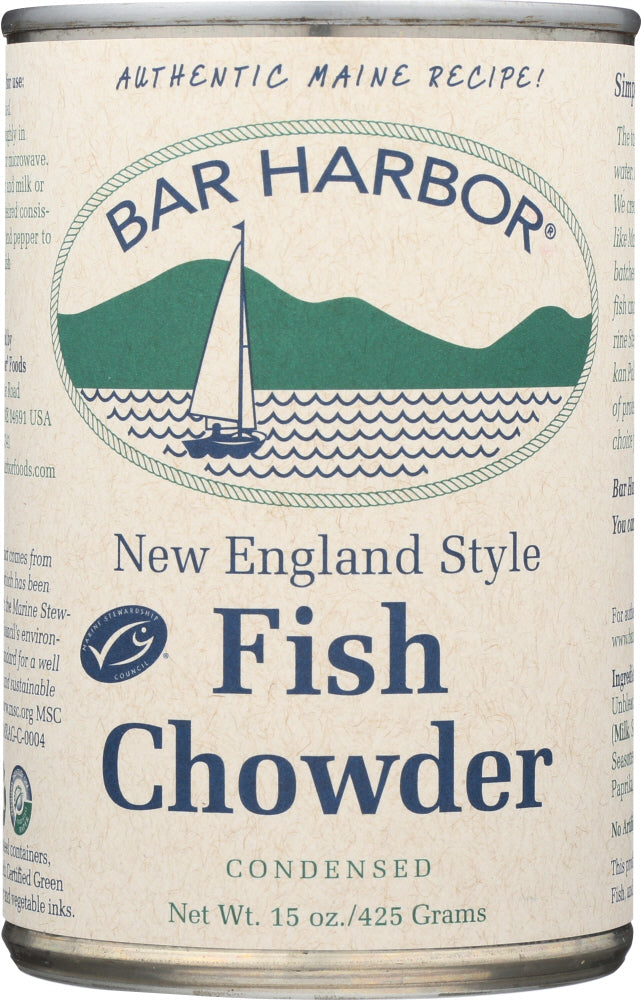 BAR HARBOR: Soup Chowder Fish, 15 oz