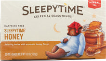CELESTIAL SEASONINGS: Sleepytime Honey Tea Pack of 20, 1 oz