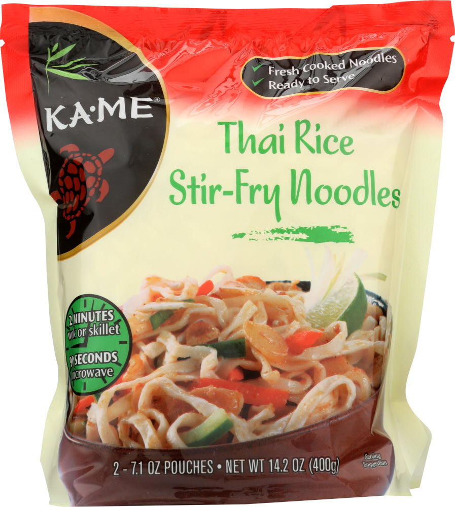 KA ME: Noodle Pack of 2 Stir Fry Thai Rice, 14.2 oz
