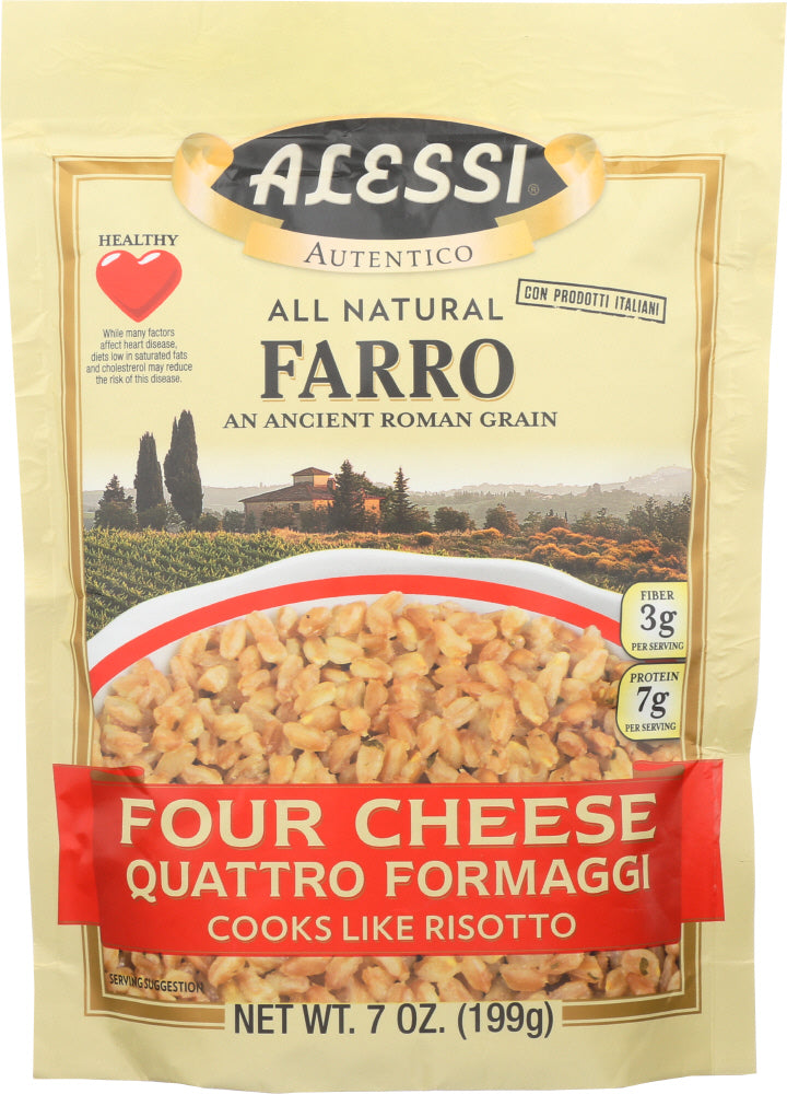 ALESSI: Farro Four Cheese Quattro Formaggi, 7 oz