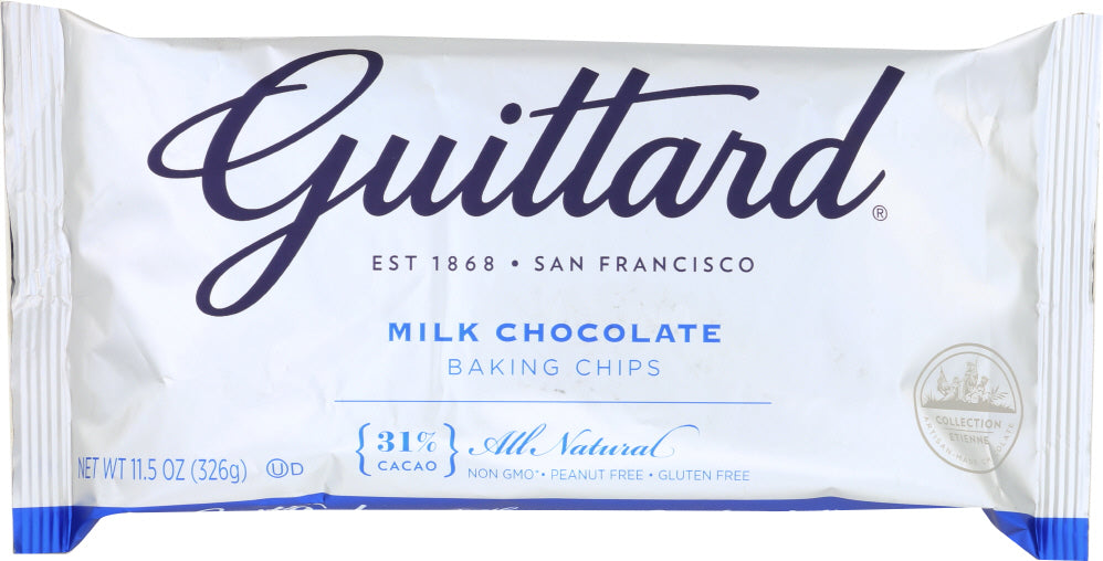 GUITTARD: Real Milk Chocolate Chips, 11.5 oz
