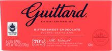 GUITTARD: Bittersweet Chocolate Gourmet Baking Bars, 6 oz
