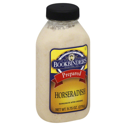 BOOKBINDERS: Prepared Horseradish, 9.75 oz