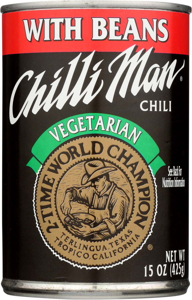 CHILLI MAN: Chili with Beans Vegetarian, 15 oz