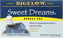 BIGELOW: Sweet Dreams Herbal Tea 20 Bags, 1.09 oz