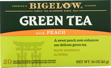 BIGELOW: Green Tea With Peach 20 Tea Bags, 0.91 oz