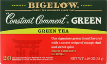 BIGELOW: Constant Comment Green Tea 20 Bags, 1.18 oz