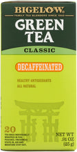 BIGELOW: Green Tea Classic Decaffeinated 20 Tea Bags, 0.91 oz