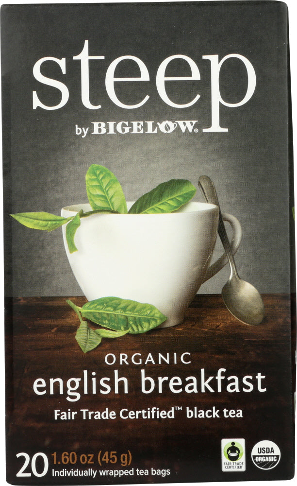 BIGELOW: Steep Organic English Breakfast Tea, 1.60 oz