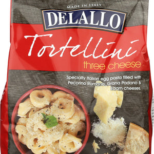 DELALLO: Three-Cheese Tortellini Pasta 8.8 oz.