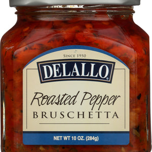 DELALLO: Roasted Pepper Bruschetta, 10 oz