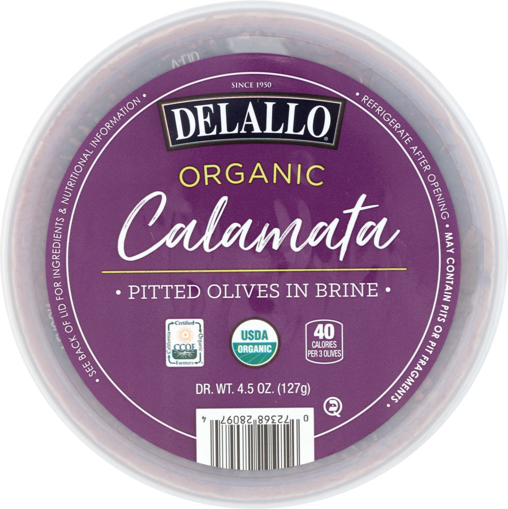 DELALLO: Olive Calamata in Brine, 5 oz