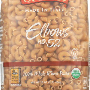 DELALLO: Organic Elbows Pasta No. 52, 16 oz