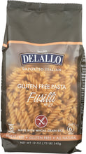 DELALLO: Gluten-Free Pasta Whole Grain Rice Fusilli, 12 oz